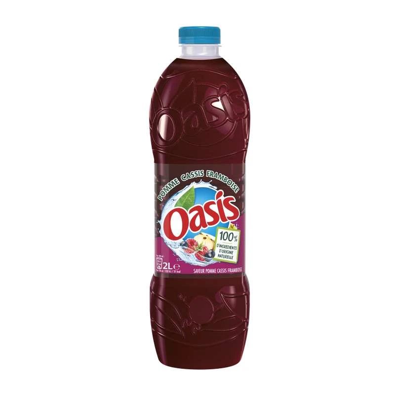 OASIS PET 2L POMME/CASSIS/FRAMBROISE